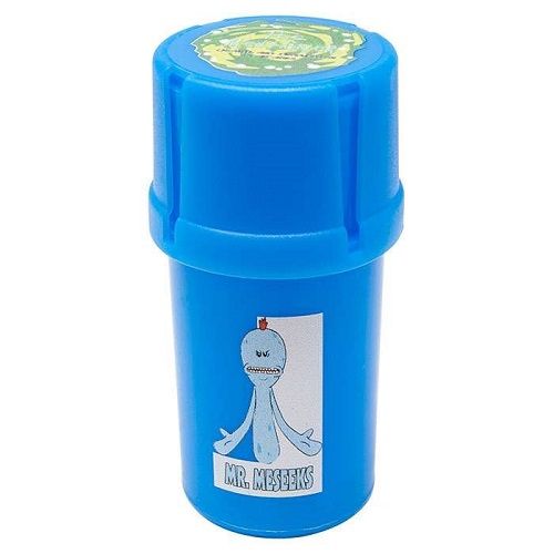 The Medtainer - Triturador/ Pote - Rick e Morty - Azul Mr-Seeks