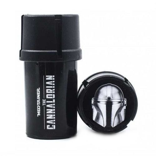 The Medtainer - Triturador/ Pote - Star Wars - Preto Cannalorian