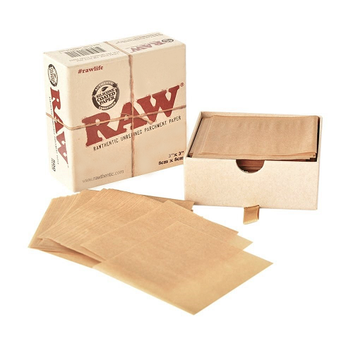 Raw Paper - Papel para Extrao de Rosin - Unidade de 8 x 8cm