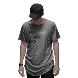 Camiseta SmartShop Unisex Cinza  - Enjoint Your Day