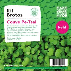 Refil para Kit Brotos Couve Pe-Tsai Yes We Grow