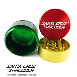 Triturador Santa Cruz Shredder Rasta - 3 Partes